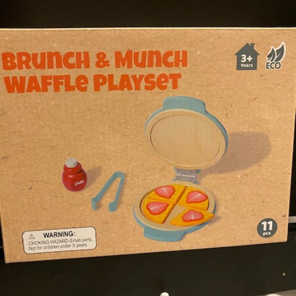 BRUNCH & MUNCH WAFFLE PLAY SET *Age: 3+ years*  *ECO*